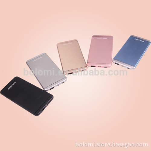 2017 Shenzhen hot selling new innovation metal power bank products